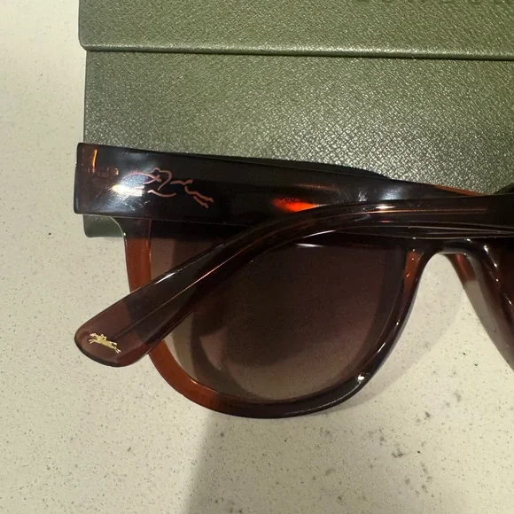 Longchamp Brown Sunglasses Model LO755S New with Case - Picture 3 of 8
